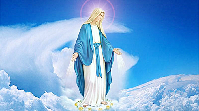 Tượng trang trí hình Đức Mẹ Maria